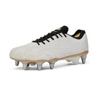 Canterbury Adult Unisex Stampade Ground Break Elite Soft Ground Boots, White, 10.5 UK