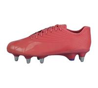 Canterbury Adult Unisex Stampede Pro Soft Ground Rugby Boots | High Traction Soft Ground Rugby Boots, Mars Dust/Org Crush/Amber Ylw, 10