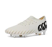 CANTERBURY ADULTS SPEED FALCON RUGBY BOOTS.NEW MENS WHITE GOLD SOFT GROUND W25