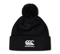 Canterbury Club Bobble Beanie - Black, One Size