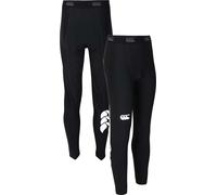 Canterbury Kid's Thermoreg Compression Leggings, Thermal Baselayer, Black, MB