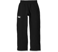 Canterbury Boy's Combination Sweat Pants | Tracksuit/Jogging Bottoms | Lounge Pants | Durability And Comfort, Extra Warm, Black, 6
