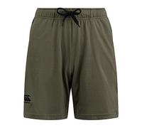 Canterbury Boy's Cotton Shorts | VapoDri Technology | Breathable and Comfortable, Deep Lichen Green, Age 14 (XL)