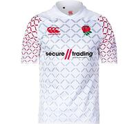 Canterbury Boys England Sevens VapoDri Home Pro Rugby Jersey - White, Size 8