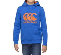 Canterbury Boy's Overhead Fleece Large Logo Hoody, Forest Night Marl, 10