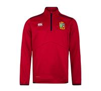 Canterbury British And Irish Lions Thermoreg Quarter Zip Fleece - Tango Red, Small