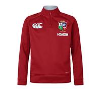 Canterbury British & Irish Lions Junior 1/4 Zip Fleece Size: 12 UK, Colour: Red