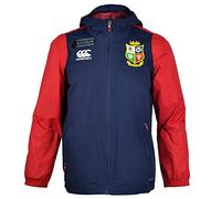 Canterbury British & Irish Lions Kids Vaposhield Full Zip Showerproof Rain Jacket - Peacoat Blue, 10 Years