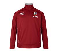 Canterbury British & Irish Lions Mens 1/4 Zip Fleece Size: Large, Colour: Red