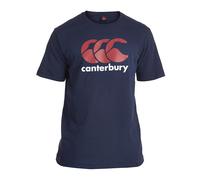 Canterbury CCC Mens Crew Neck Logo Short Sleeve T-Shirt Black (Sizes S - 4XL)
