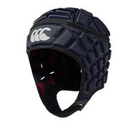Canterbury Unisex Raze Rugby Headguard | Scrum Cap, Full Coverage | Soft-Edged Chin Strap | Designed Holes Aid Ventilation | Foam Padding Headguard, Navy, XL