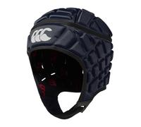 Canterbury CCC Rugby Raze Headguard, Scrum Cap, Full Coverage, Soft-Edged Chin Strap, Designed Holes Aid Ventilation, Foam Padding,Navy,L