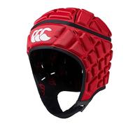 Canterbury Rugby Headguard Raze Full coverage, Foam-padded, Vented, Soft-edged chinstrap Flag Red XL