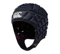 Canterbury Unisex Raze Rugby Headguard | Scrum Cap, Full Coverage | Soft-Edged Chin Strap | Designed Holes Aid Ventilation | Foam Padding Headguard, Navy, XS