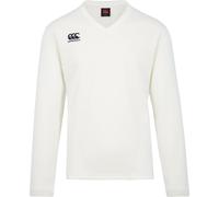Canterbury Classic Long-Sleeved Cricket Jumper in Cream | Size: 8 Years Canterbury Cream 8 Years