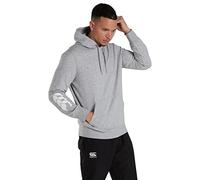 Canterbury Club Rugby Hoody Hoodie Sweat Top in Grey (Grey, Large)
