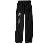 Canterbury Unisex Adult Cuffed Ankle Tracksuit Bottoms (Black/White) - Size Small