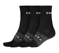 Canterbury Endura Men's CoolMax® Race 3-P Socks, Black, L-XL