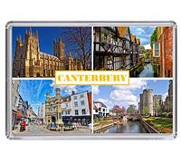 Canterbury England United Kingdom Souvenir Acrylic Fridge Magnet (Standard: 70x45mm)