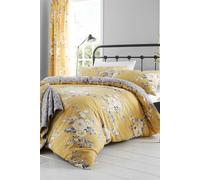 Catherine Lansfield Canterbury Easy Care Double Duvet Set Ochre