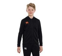 Canterbury Full Zip Track Jacket - Black, 14