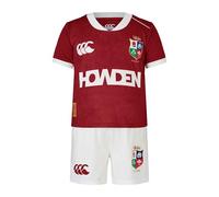 Canterbury Infant Unisex British & Irish Lions Rugby Mini Kit | Official British & Irish Lions Licensed Product Lifestyle Rugby Jersey, Red Dahlia, 12MTH