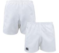 Canterbury Junior Advantage Game-Day Rugby Shorts {CCC-Q-A008698} - White - Youth Small (6-8YR)