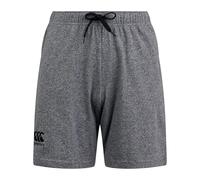 Canterbury Boy's Cotton Shorts | VapoDri Technology | Breathable and Comfortable, Grey, Age 14 (XL)