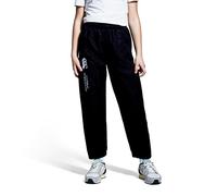 Canterbury Kid's Cuffed Stadium Pant | Tracksuit/Jogging Bottoms | Lounge Pants | Durability And Comfort | Extra Warm | Cuffed Hem, Black, Age 8 (S)