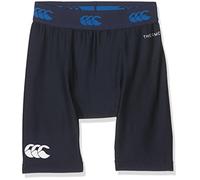 Canterbury Junior Boys ThermoReg Base-Layer Shorts | Rugby Compression Shorts | Anti-Bacterial | Anti-Odour & Moisture-Wicking Material Shorts, Navy, MB