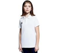 Canterbury Junior Boys Waimak Cotton Polo Shirt | Rugby Shirt | Casual Polo Shirt, White, 10