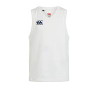 Canterbury Junior Unisex Sleeveless Overshirt | Sweater Vest | Cricket Whites Sweatshirt, Cricket Cream, 10