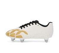 Canterbury Junior Unisex Stamped Ground Break Team Soft Ground Rugby Boots White Size UK 2