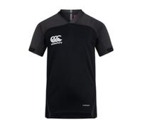 Canterbury Kid's Vapodri Evader Rugby Jersey, Black, Age 6 (XS)