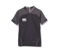 Canterbury Rugby Jersey Vapodri Evader – VapoDri Tech, Pro Athletic Fit – Black, Age 8 (S)