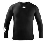 Canterbury Kids' Canterbury Thermoreg Base Layer Long Sleeve Crew {C-746845} - Black - Youth Large