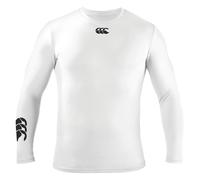 Canterbury Kids' Canterbury Thermoreg Base Layer Long Sleeve Crew {C-746845} - White - Youth Large