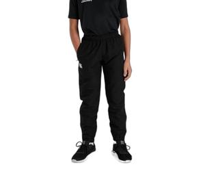 canterbury Kids Club Plain Taper Leg Cuffed Trackpant, Black, 10 Years
