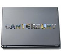 Canterbury Laptop Sticker Laptop Skin 210 mm with sights