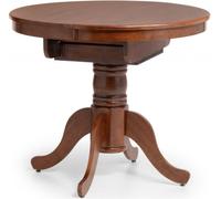 Canterbury Mahogany 2-4 Seater Round Extending Dining Table - 90cm-120cm