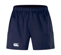 Canterbury Men's Advantage Rugby Shorts 2.0 | Elasticated Waist | CCC Logo Gym Shorts, Navy, M
