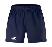 Canterbury Men's Advantage Rugby Shorts 2.0 | Elasticated Waist | CCC Logo Gym Shorts, Navy, S