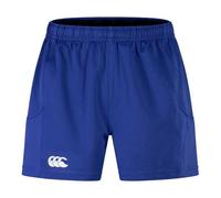 Canterbury Men's Rugby Shorts Advantage 2.0, Elasticated Waist, CCC Logo, Royal L