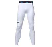 Canterbury Men's Baselayer Cold Leggings Warm, Men, Legging/Tight Baselayer Cold (wärmend), white