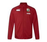 Canterbury Men's British & Irish Lions Anthem Jacket | Weatherproof | Official British & Irish Lions Licensed Product Softshell Jacket, Red Dahlia, 4XL