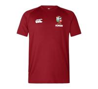 British & Irish Lions Men's Canterbury 2025 Everest Tee, Red Dahlia, 4XL