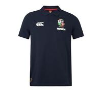 Canterbury Men's British & Irish Lions Pique Polo Shirt | Cotton Blend | Official British & Irish Lions Licensed Product Polo Shirt, Dark Sapphire, M
