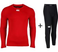 Canterbury Men's Canterbury Thermoreg Baselayer COMBO - Red/Black - X-Large