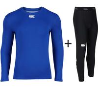Canterbury Men's Canterbury Thermoreg Baselayer COMBO - Royal Blue/Black - Large