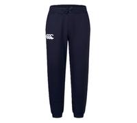Canterbury Men's CCC Leisure Sweatpants | Jogging Bottoms | Cuffed Hem | Embroidered Logo Fleece Joggers, Navy, XS